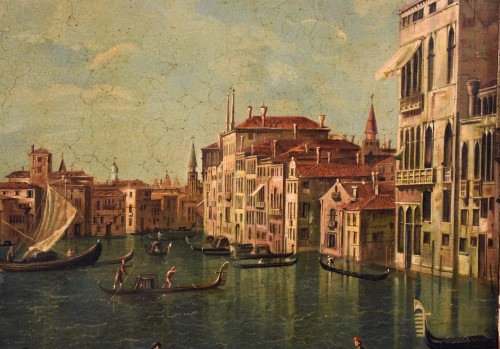 Venise, entré dans le Grand Canal de la "Chiesa della Salute" du XVIIIe - Romano Ischia